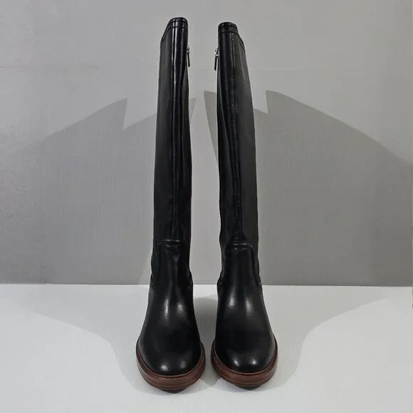 Vince Camuto Black Heeled Boots - Picture 7 of 14